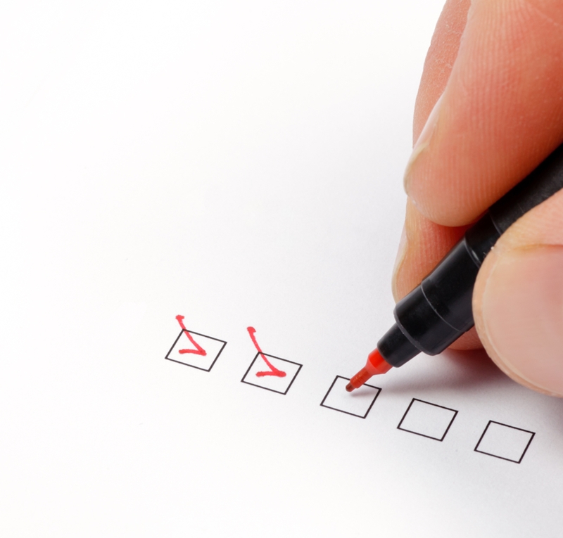 A disaster recovery checklist covers every element that could go wrong.